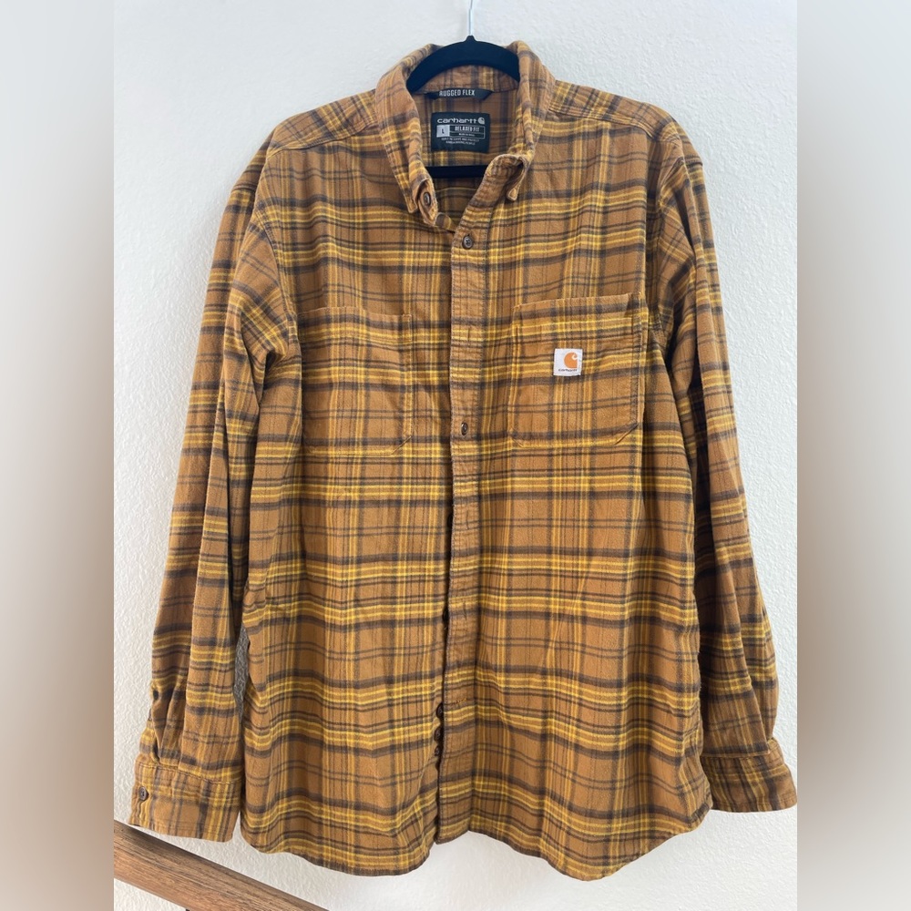 Gold Carhartt Flannel
